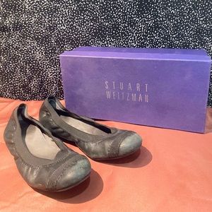 Stuart Weitzman Black Flats
